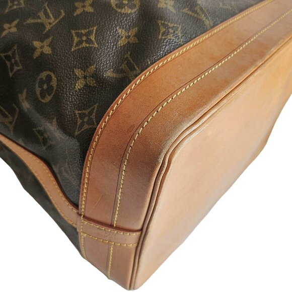 LOUIS VUITTON BROWN MONOGRAM NOE DRAWSTRING BUCKET BAG - Picture 5 of 16